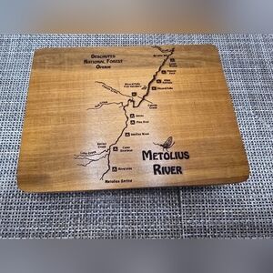 Metolius River Oregon Upcycled Laser Burn